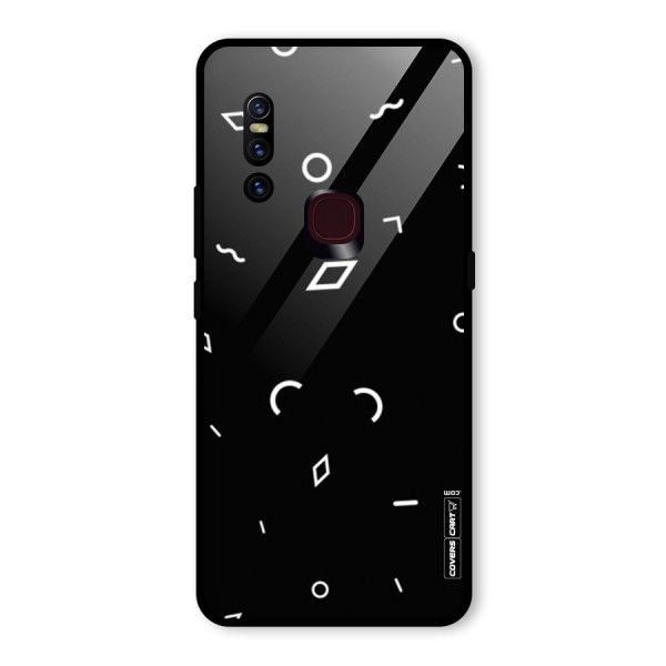 Minimal Shapes Glass Back Case for Vivo V15