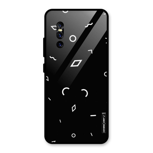 Minimal Shapes Glass Back Case for Vivo V15 Pro