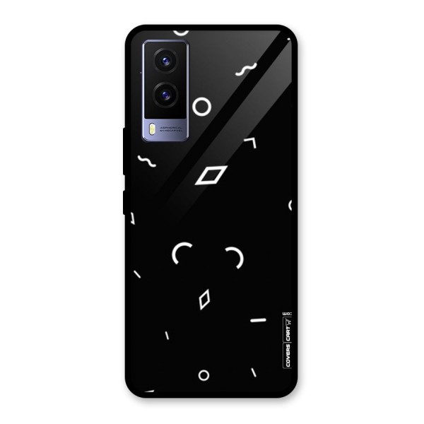 Minimal Shapes Glass Back Case for Vivo V21e 5G