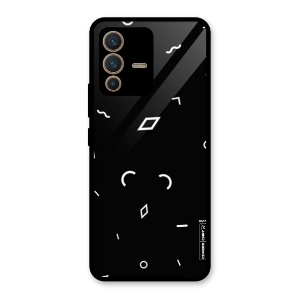 Minimal Shapes Glass Back Case for Vivo V23 5G