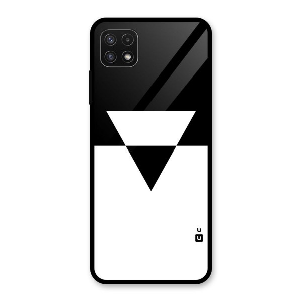 Minimal Triangle Glass Back Case for Galaxy A22 5G