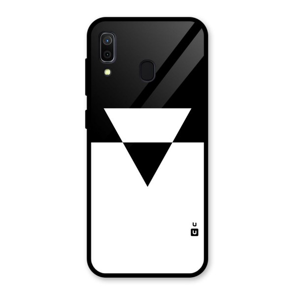 Minimal Triangle Glass Back Case for Galaxy A30