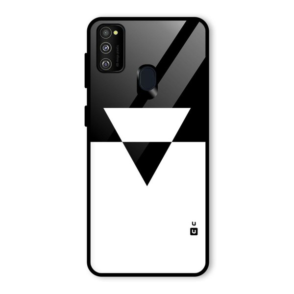 Minimal Triangle Glass Back Case for Galaxy M21