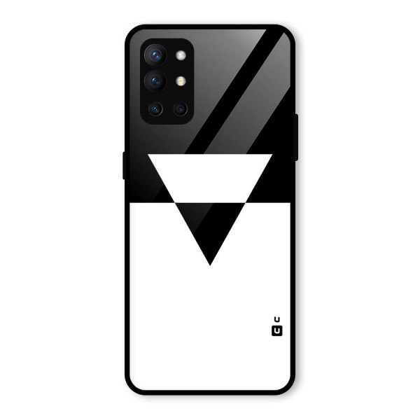 Minimal Triangle Glass Back Case for OnePlus 9R