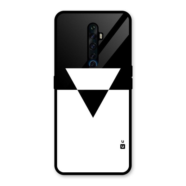 Minimal Triangle Glass Back Case for Oppo Reno2 Z