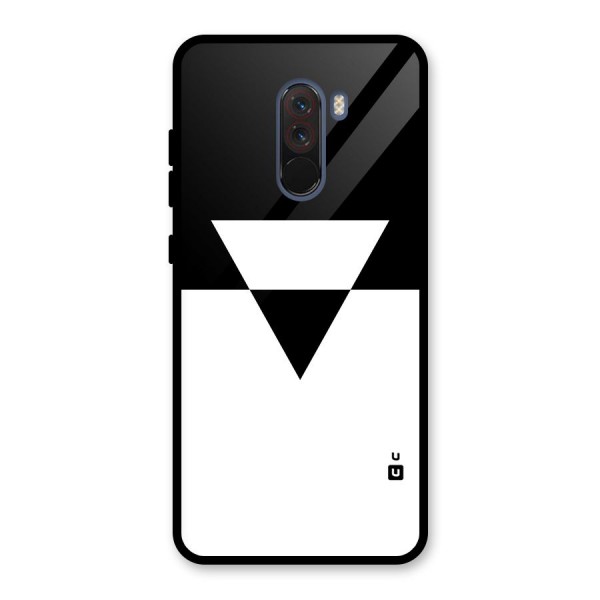 Minimal Triangle Glass Back Case for Poco F1