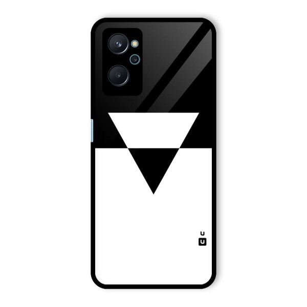 Minimal Triangle Glass Back Case for Realme 9i