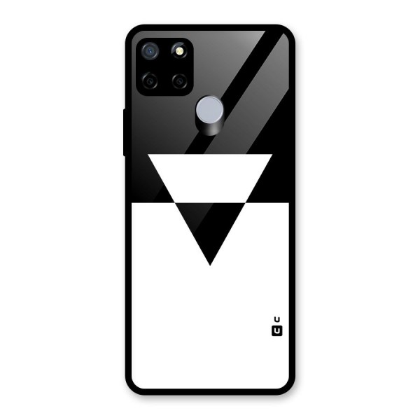 Minimal Triangle Glass Back Case for Realme C15