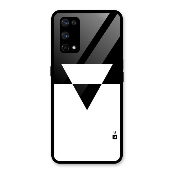 Minimal Triangle Glass Back Case for Realme X7 Pro