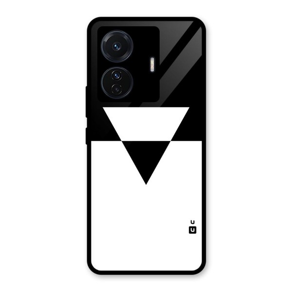 Minimal Triangle Glass Back Case for Vivo T1 Pro