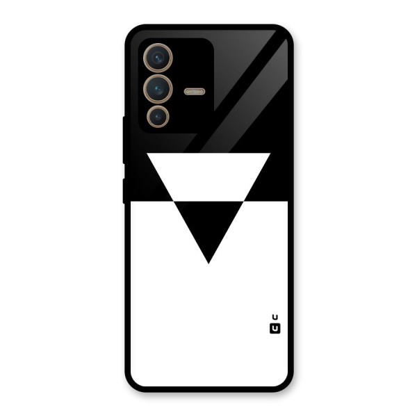 Minimal Triangle Glass Back Case for Vivo V23 5G