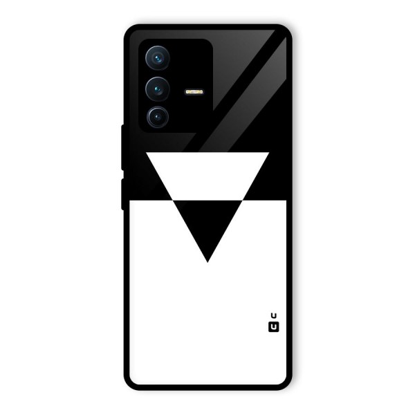 Minimal Triangle Glass Back Case for Vivo V23 Pro