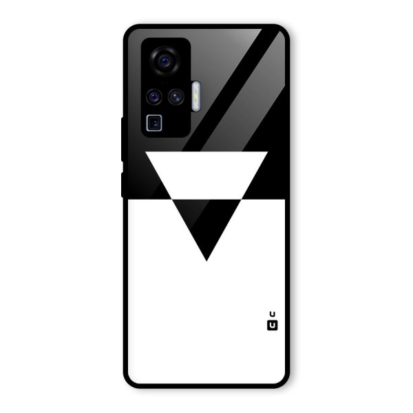 Minimal Triangle Glass Back Case for Vivo X50 Pro