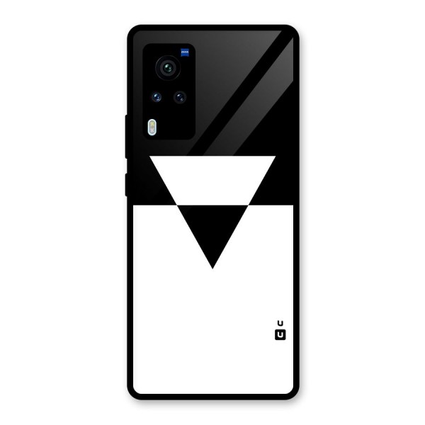 Minimal Triangle Glass Back Case for Vivo X60 Pro