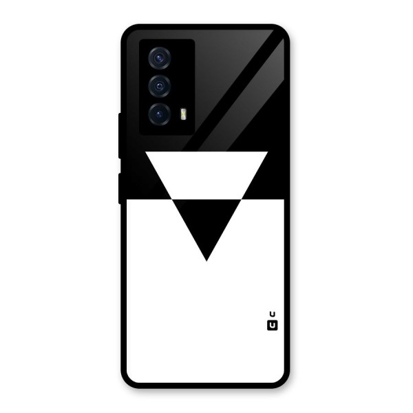 Minimal Triangle Glass Back Case for Vivo iQOO Z5