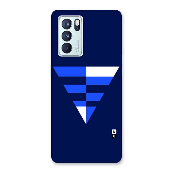 Minimalistic Abstract Inverted Triangle Back Case for Oppo Reno6 Pro 5G