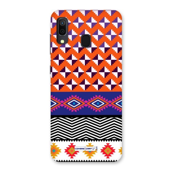 Mixed Pattern Aztec Back Case for Galaxy A20