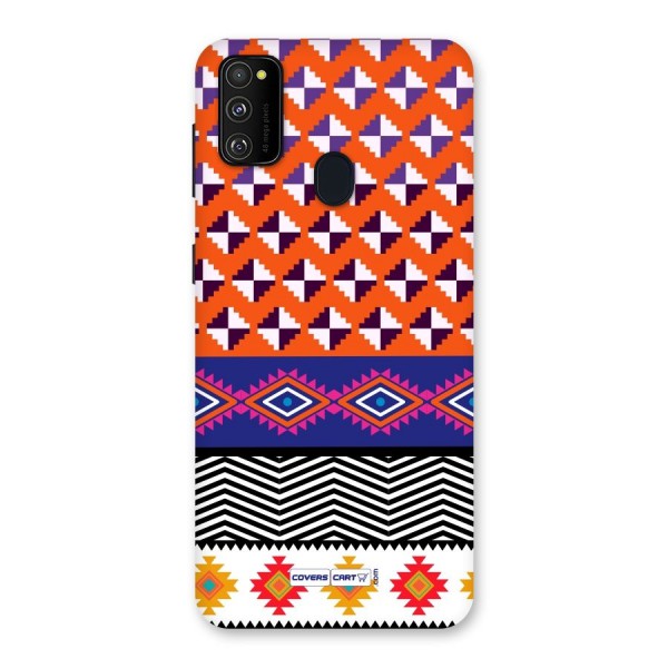 Mixed Pattern Aztec Back Case for Galaxy M21