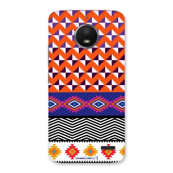 Mixed Pattern Aztec Back Case for Moto E4