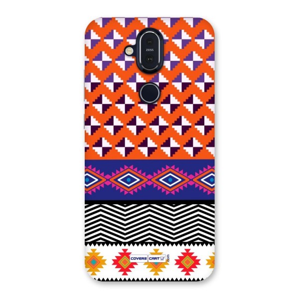 Mixed Pattern Aztec Back Case for Nokia 8.1