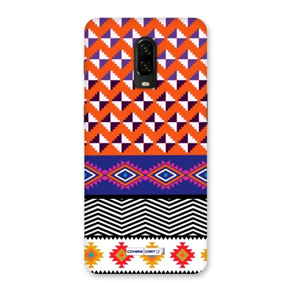 Mixed Pattern Aztec Back Case for OnePlus 6T