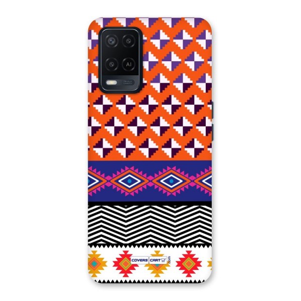 Mixed Pattern Aztec Back Case for Oppo A54