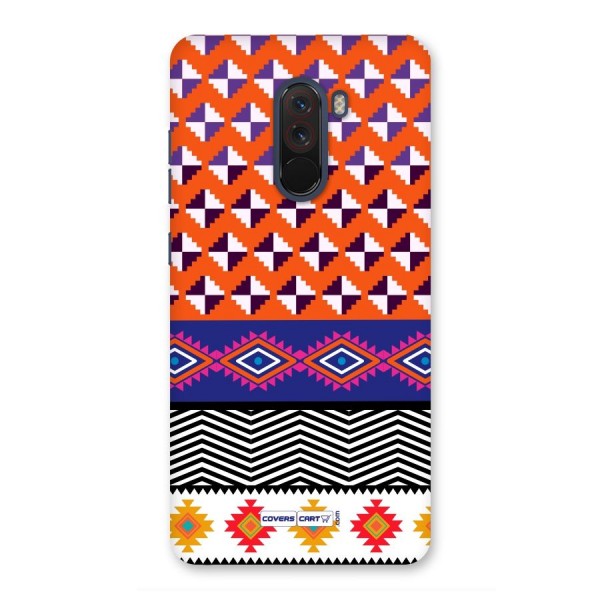 Mixed Pattern Aztec Back Case for Poco F1