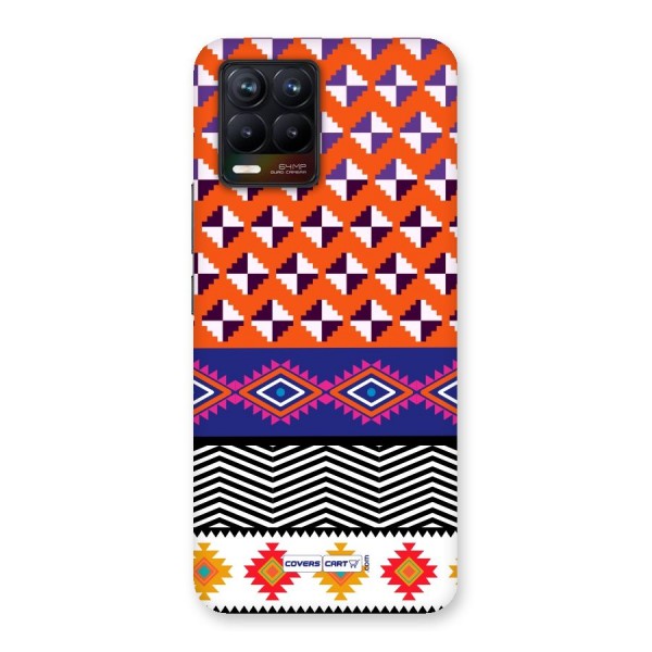 Mixed Pattern Aztec Back Case for Realme 8