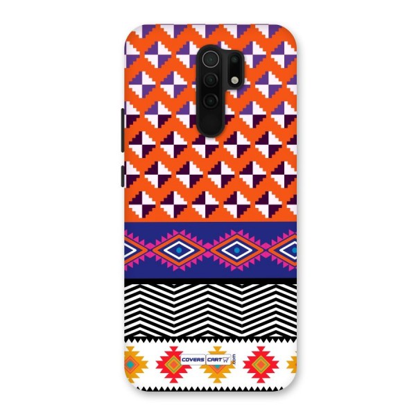 Mixed Pattern Aztec Back Case for Redmi 9 Prime