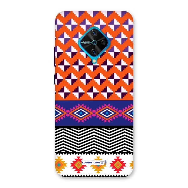 Mixed Pattern Aztec Back Case for Vivo S1 Pro