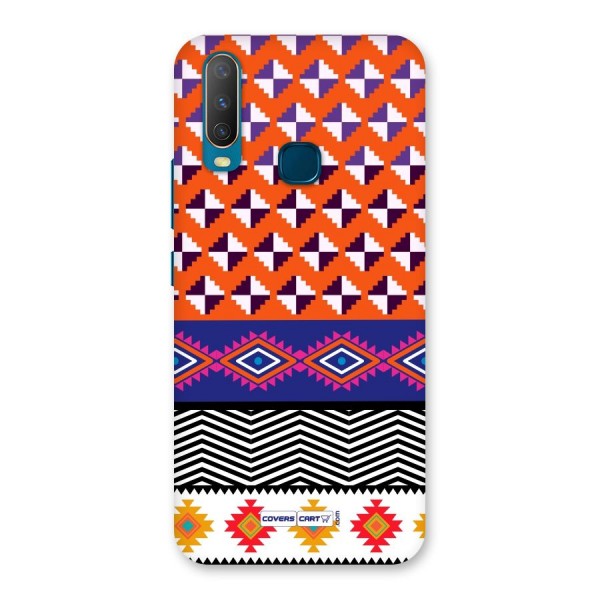 Mixed Pattern Aztec Back Case for Vivo U10