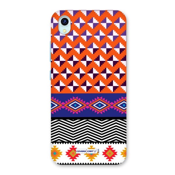 Mixed Pattern Aztec Back Case for Vivo Y1s