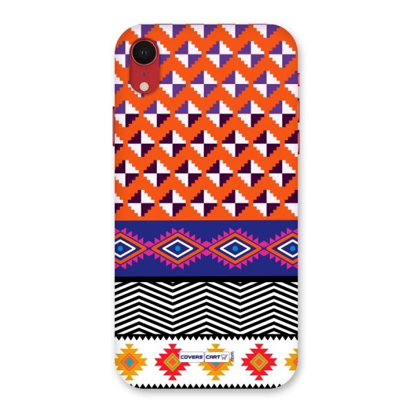 Mixed Pattern Aztec Back Case for iPhone XR