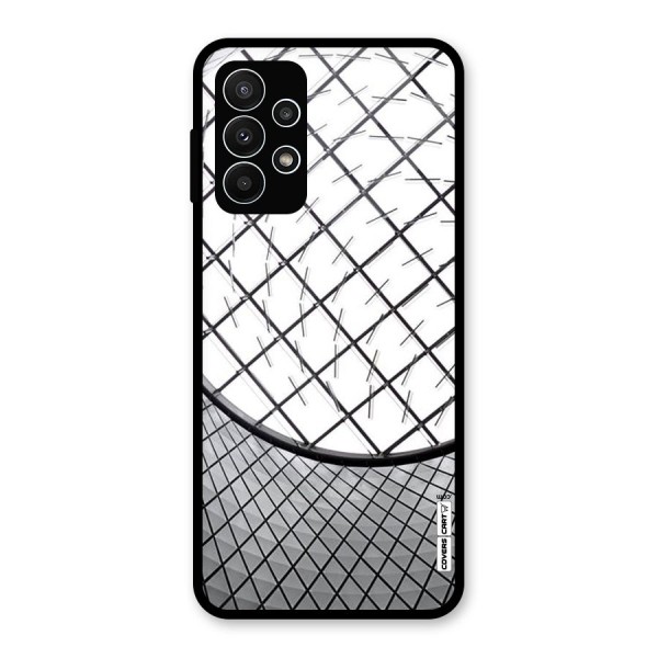 Modern Abstract Pattern Glass Back Case for Galaxy A23