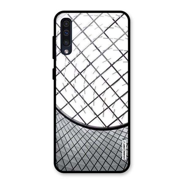 Modern Abstract Pattern Glass Back Case for Galaxy A50s