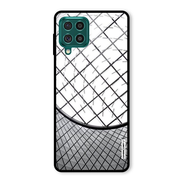 Modern Abstract Pattern Glass Back Case for Galaxy F62