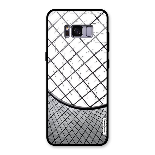 Modern Abstract Pattern Glass Back Case for Galaxy S8