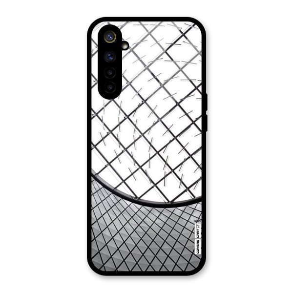 Modern Abstract Pattern Glass Back Case for Realme 6