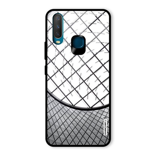 Modern Abstract Pattern Glass Back Case for Vivo Y12