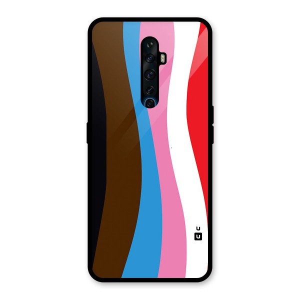 Modern Curves Glass Back Case for Oppo Reno2 Z