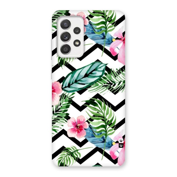 Modern Flowers Back Case for Galaxy A52