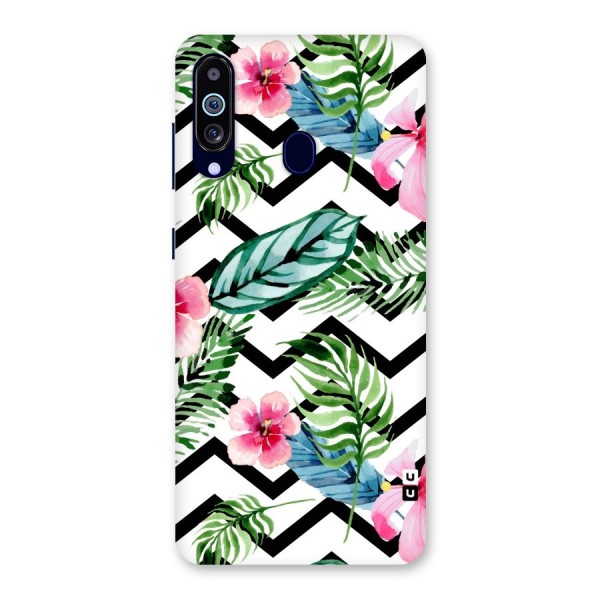 Modern Flowers Back Case for Galaxy A60