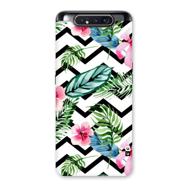 Modern Flowers Back Case for Galaxy A80