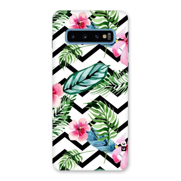 Modern Flowers Back Case for Galaxy S10