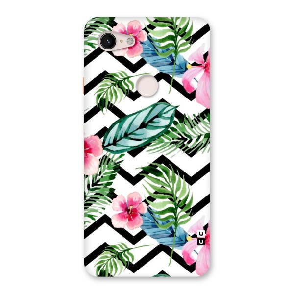 Modern Flowers Back Case for Google Pixel 3 XL