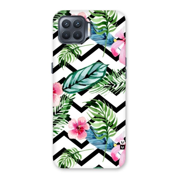 Modern Flowers Back Case for Oppo F17 Pro