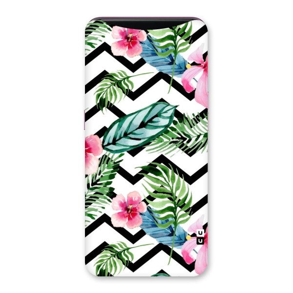 Modern Flowers Back Case for Oppo Find X