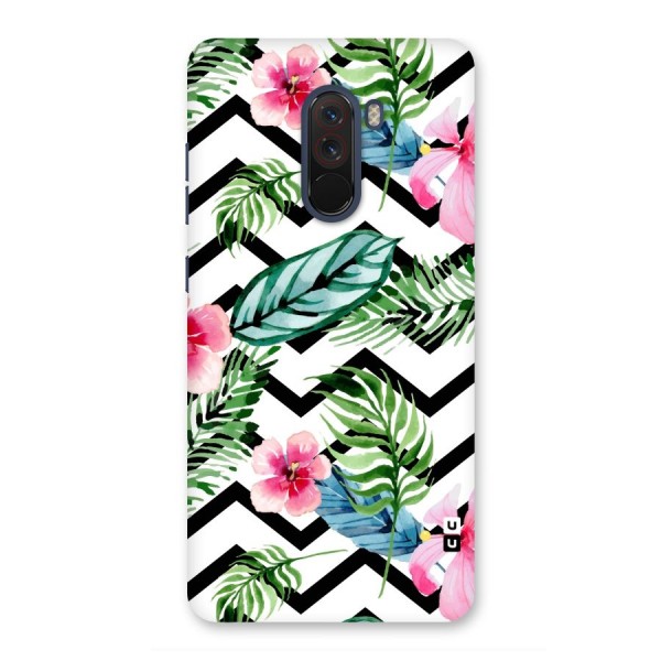 Modern Flowers Back Case for Poco F1