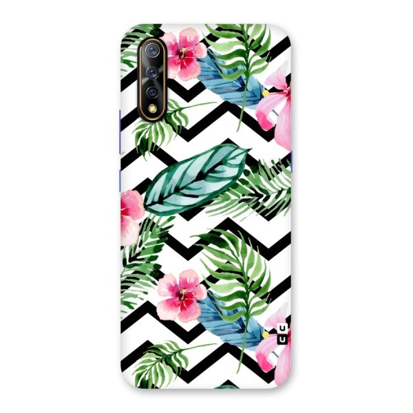 Modern Flowers Back Case for Vivo S1