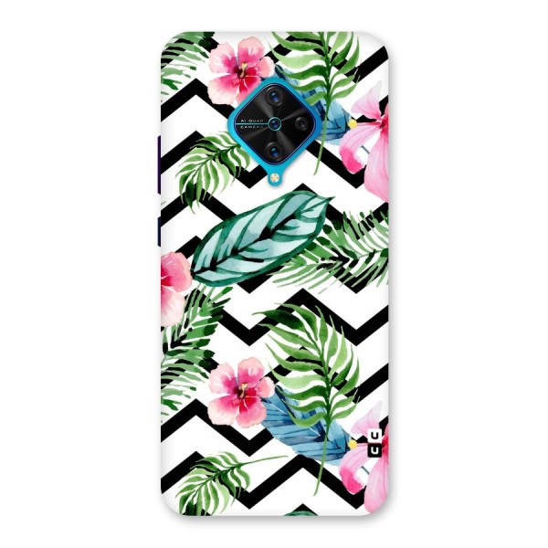 Modern Flowers Back Case for Vivo S1 Pro